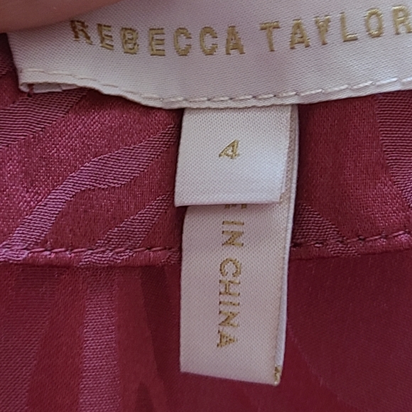 Rebecca Taylor Long Sleeve Swirl Jacquard Dress  ( never worn) - Picture 11 of 16